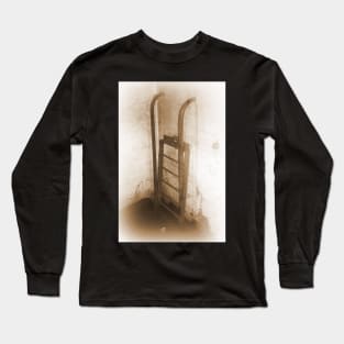 Battery Mishler ladder going nowhere, sepia Long Sleeve T-Shirt